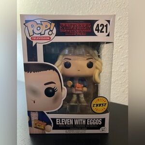 Funko POP! Television Netflix Stranger Things Eleven with Eggos (Wig) 421 Chase